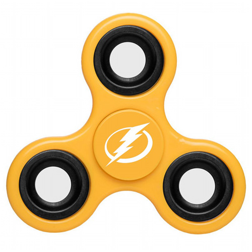 NHL Tampa Bay Lightning 3 Way Fidget Spinner D106 - Yellow
